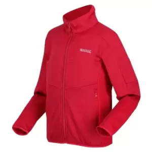 Image of Regatta Junior Highton Winter Full Zip III Fleece - Berry/PkPotn