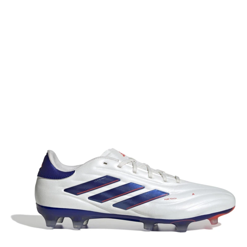Image of adidas Copa Pure 2 Pro Firm Ground Football Boots White/Blue male 6.5 (40)