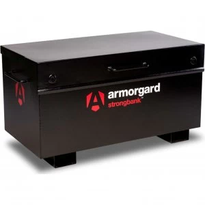 image of Armorgard Strongbank Secure Site Storage Box 1310mm 690mm 665mm