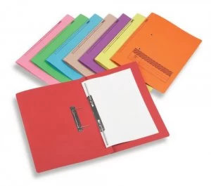 Image of Rexel Jiffex A4 Transfer File Red PK50