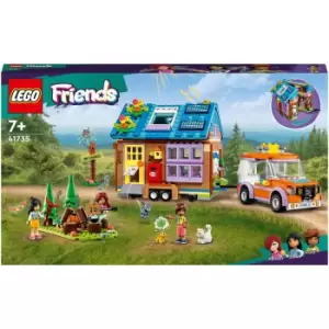 image of LEGO Friends: Mobile Tiny House Playset with Toy Car (41735)