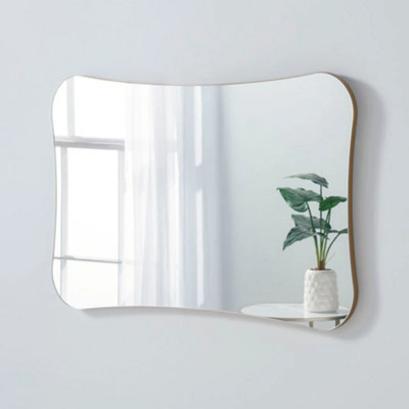 Image of Yearn Mirrors Barnsbury Frameless Gold Organic Mirror 120x80cm Gold