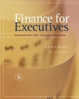 Image of Finance for Executives by Claude Viallet Hardback
