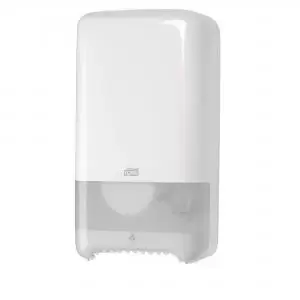 Image of Tork Twin Mid-size Toilet Roll Dispenser