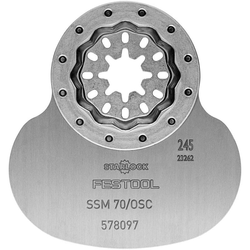 Image of Festool Starlock Silicone Cutting Oscillating Multi Tool Blade 578097 Width: 70mm