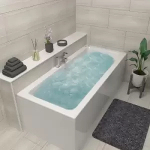 Image of Chiltern Double Ended Bath with 14 Jet Whirlpool System and 12 Jet Airspa System - 1700 x 750mm