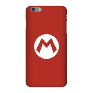 Image of Nintendo Super Mario Mario Logo Phone Case - iPhone 6 Plus - Snap Case - Gloss