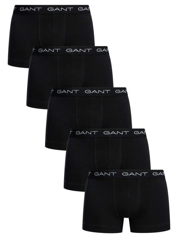 Image of Debenhams Debenhams Men Trunk 5-Pack Black Size: Small Black S Male 7325708029133
