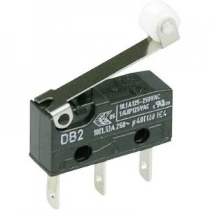 image of Cherry Switches Microswitch DB2C B1RC 250 V AC 10 A 1 x OnOn momentary