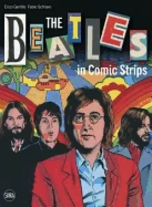Image of beatles in comic strips
