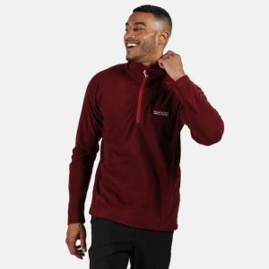Image of Regatta Red 'Montes' Half Zip Fleece - S