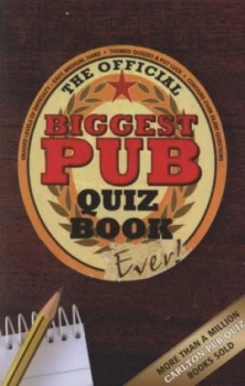 Image of The Official Biggest Pub Quiz Book Ever by Puzzle House Paperback
