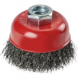 Image of kwb AGGRESS-FLEX CUP BRUSH, STEEL WIRE, CORRUGATED 719106