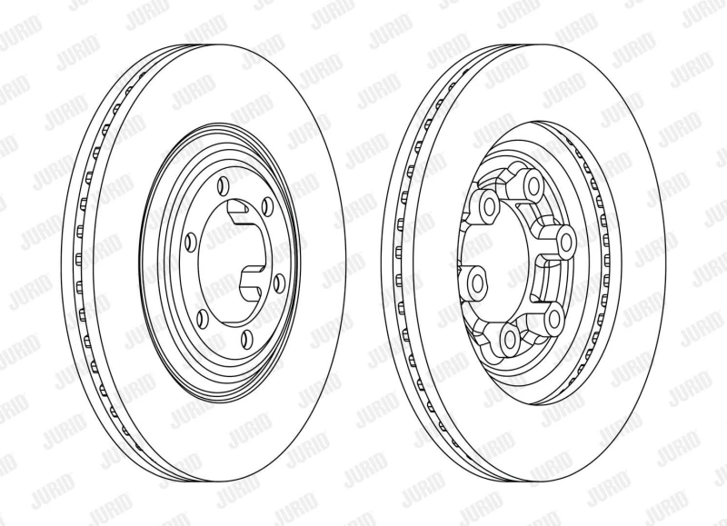 Image of Brake disc JURID 563111JC