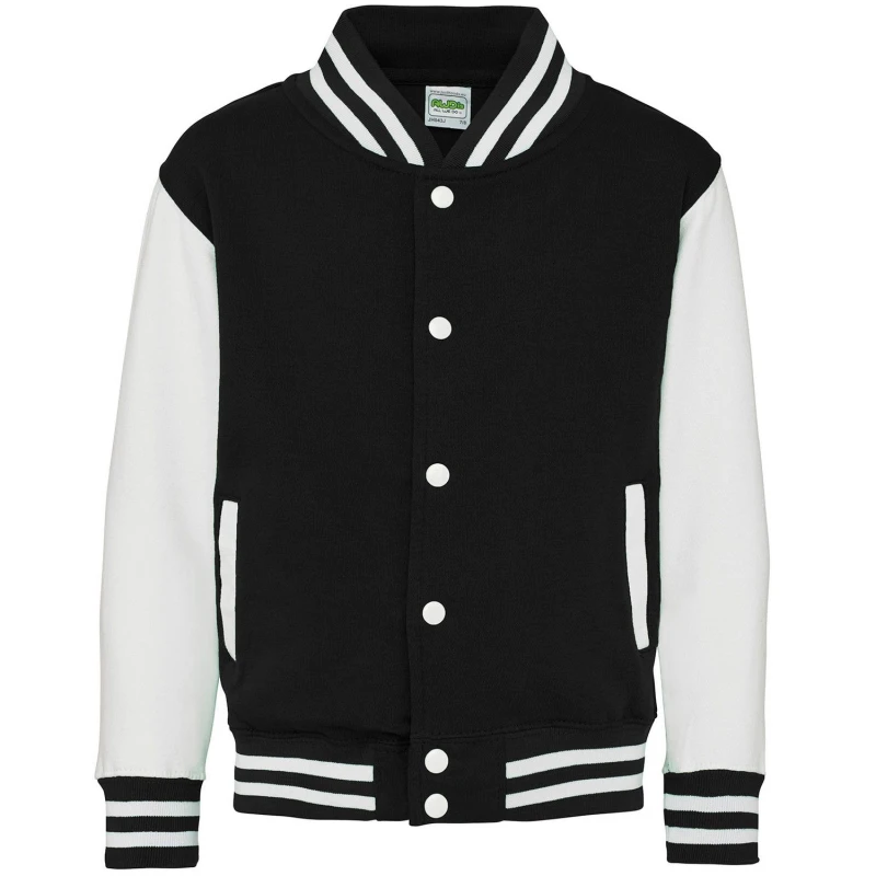 Image of Awdis JH043B girls's Children's jacket in Black