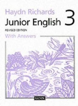 Image of Haydn Richards Junior English Pupil Book 3 with Answers -1997 Edition Paperback