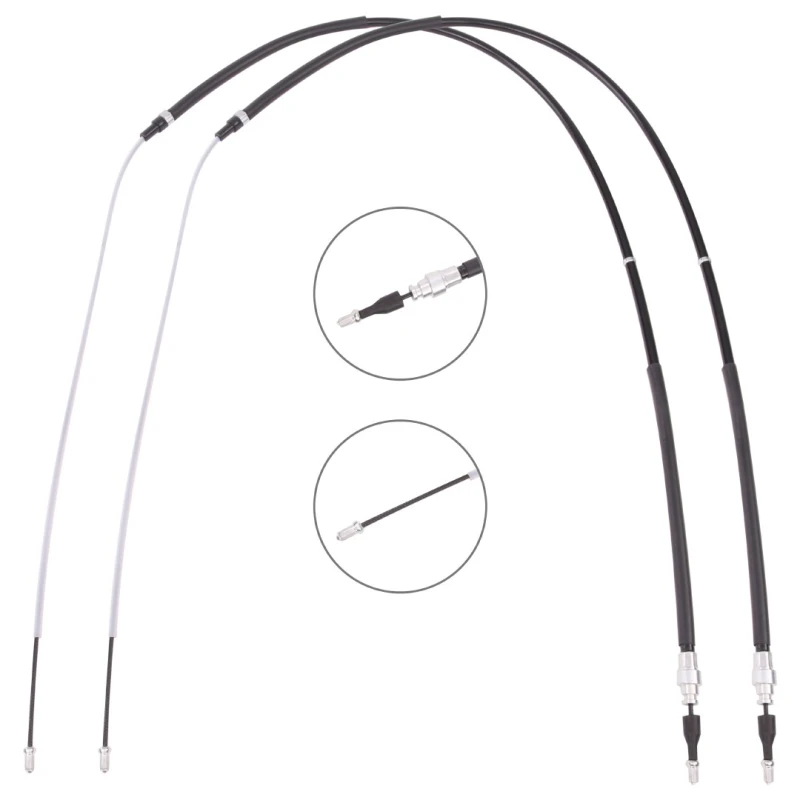 Image of RIDEX 124C1123 Brake Cable Right, 1688/1055mm Cable,parking brake (124)