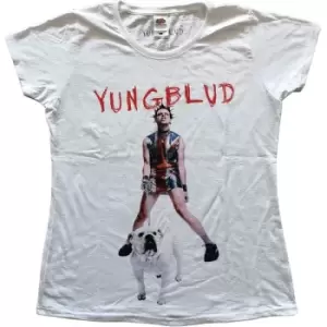 Yungblud - Strawberry Lipstick Ladies XX-Large T-Shirt - White