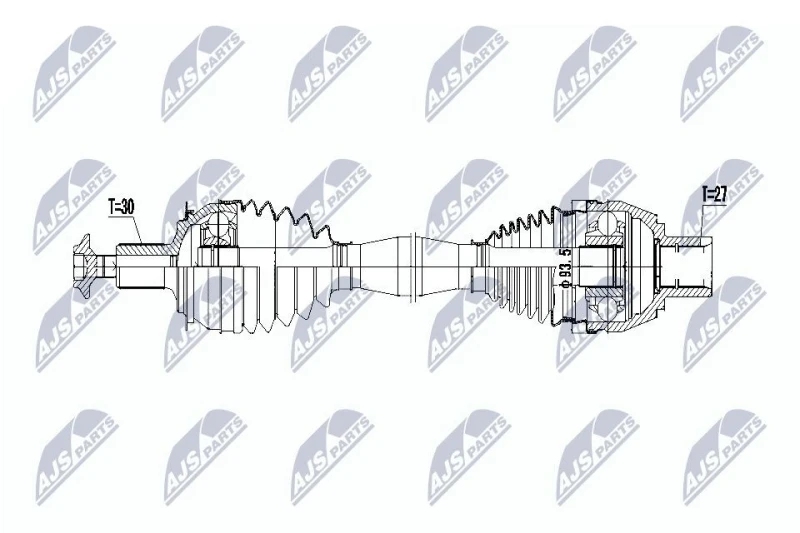 Image of NTY Drive shaft NTY NPW-ME-064