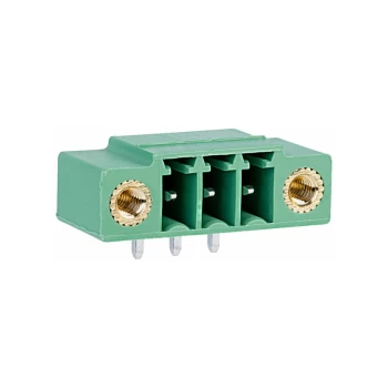 Image of 1843800 MC 1,5/ 3-GF-3,5 3 Way PCB Header 8A 3.5mm Flange - Phoenix Contact