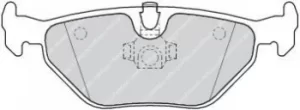 Image of Ferodo FDB1301 Brake Pad Set Rear Axle Premier Car