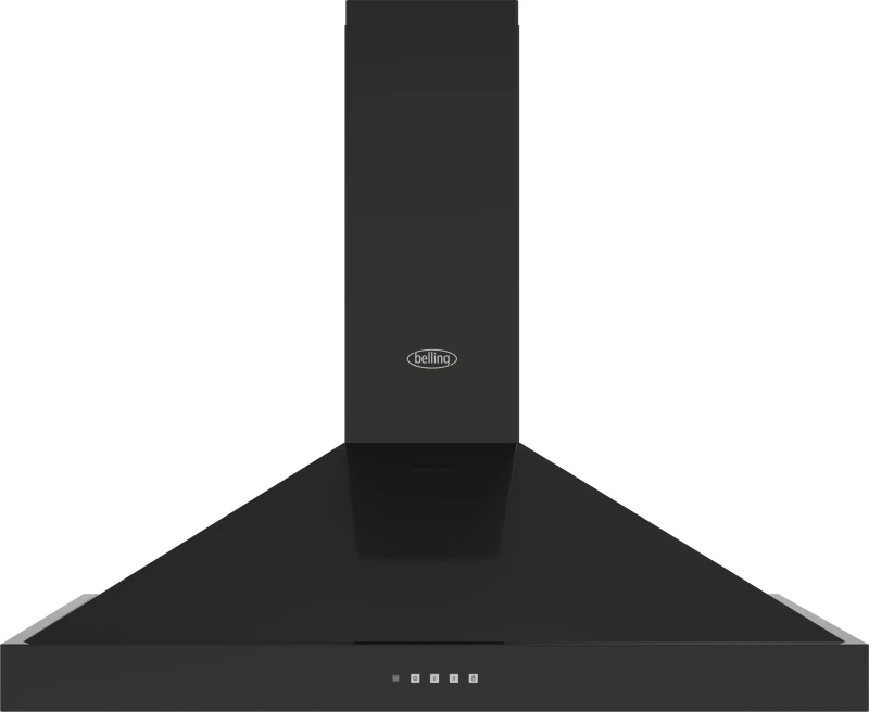 Image of Belling BEL Farmhouse Chim 90PYR 90cm Chimney Cooker Hood - Black