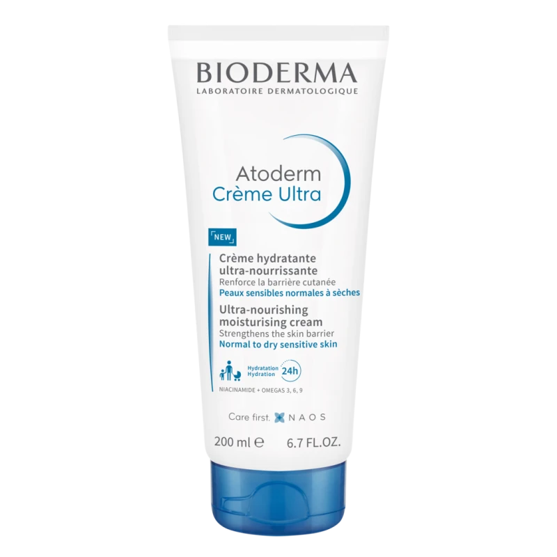 Image of Bioderma Atoderm Moisturiser Normal to Dry Sensitive Skin - 200ml