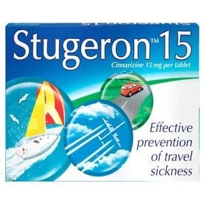 Image of Stugeron Cinnarizine 15mg Tablets 15s