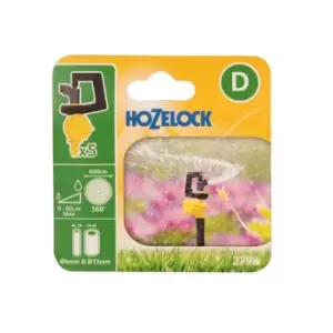 image of Hozelock 2798 Adjustable 360° Mini Sprinkler (Pack 5)