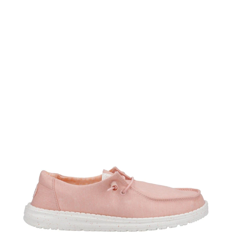 Image of HEYDUDE Wendy Canvas Shoe Pink female 5 (38)