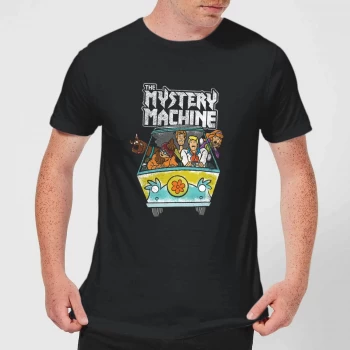 Image of Scooby Doo Mystery Machine Heavy Metal Mens T-Shirt - Black - 3XL - Black