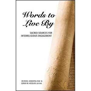 Image of Words to Live By Sacred Sources for Interreligious Engagement Paperback / softback 2018