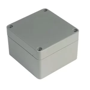 image of R-TECH 301727 ABS Enclosure IP65 Dark Grey 82x80x55mm