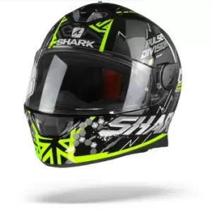 Image of Shark Skwal 2 Noxxys Black Yellow Silver KYS M