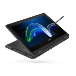 Image of Acer TravelMate Spin B3 TMB311RN-31-P1PD N5030 Hybrid (2-in-1) 29.5cm (11.6") Touch Screen Full HD Intel Pentium Silver 4GB DDR4-SDRAM 128GB SSD WiFi