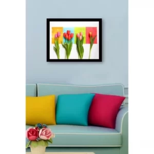 Image of SC0345 Multicolor Decorative Framed MDF Painting