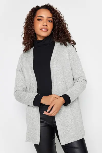 image of M&Co Essential Cardigan Grey