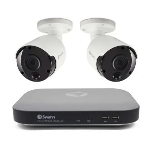 image of Swann 4 Channel 5MP Security System: DVR- 4980 with 1TB HDD + 2x Thermal Sensing Cameras