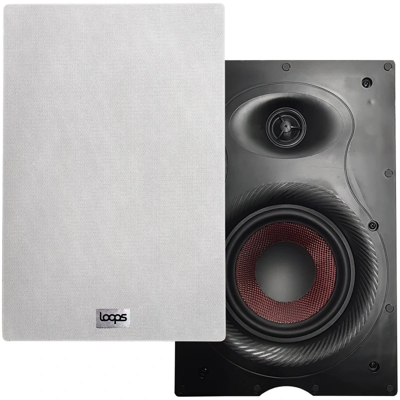 Image of Loops 1650W Bluetooth Sound System & 12x 140W In Wall Speakers - 6 Zone Multi Room Amp Multi unisex