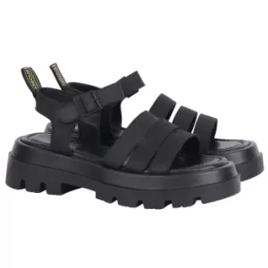 Image of Barbour International Womens Luna Sandals Black UK 4