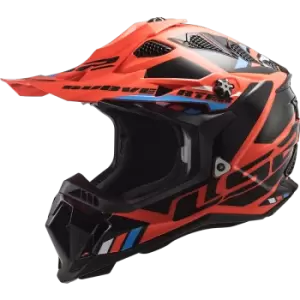 Image of LS2 MX700 Subverter Stomp Fluo Orange Black M