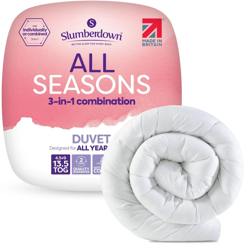 Image of Slumberdown 13.5 Tog All Seasons Duvet 13.5 Tog unisex Double