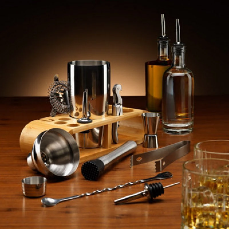 Image of Connoisseur Creations 12 Piece Cocktail Set, Clear 99762