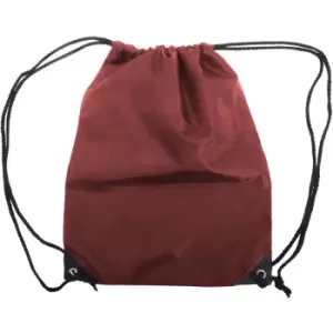 Shugon Stafford Plain Drawstring Tote Bag - 13 Litres (One Size) (Burgundy)