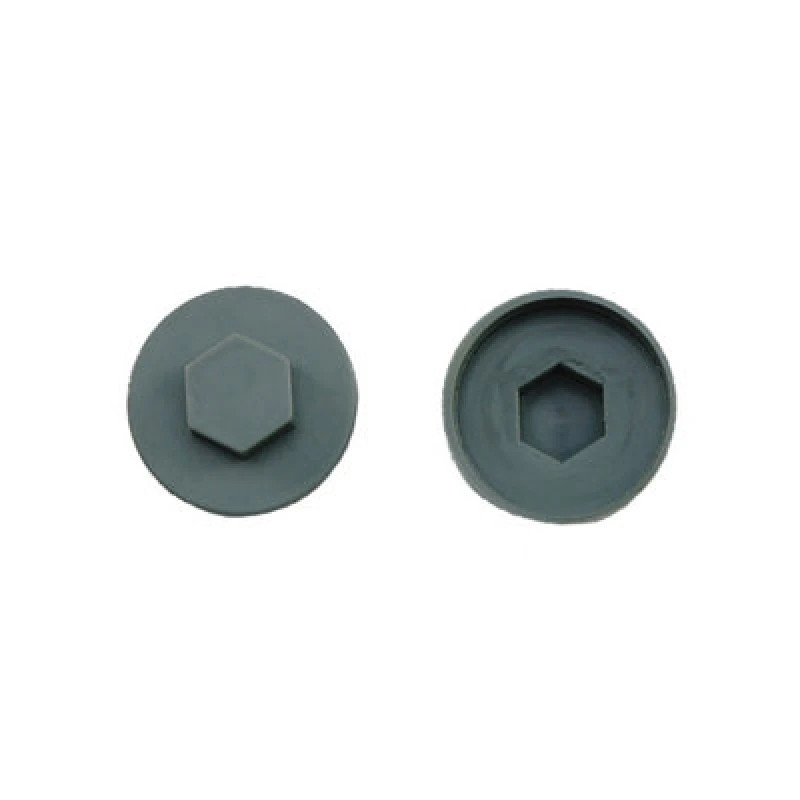 Image of Jcp Fixings Merlin Grey Cover Caps - 19mm - Fjmfc19Mg - Box Of 1000