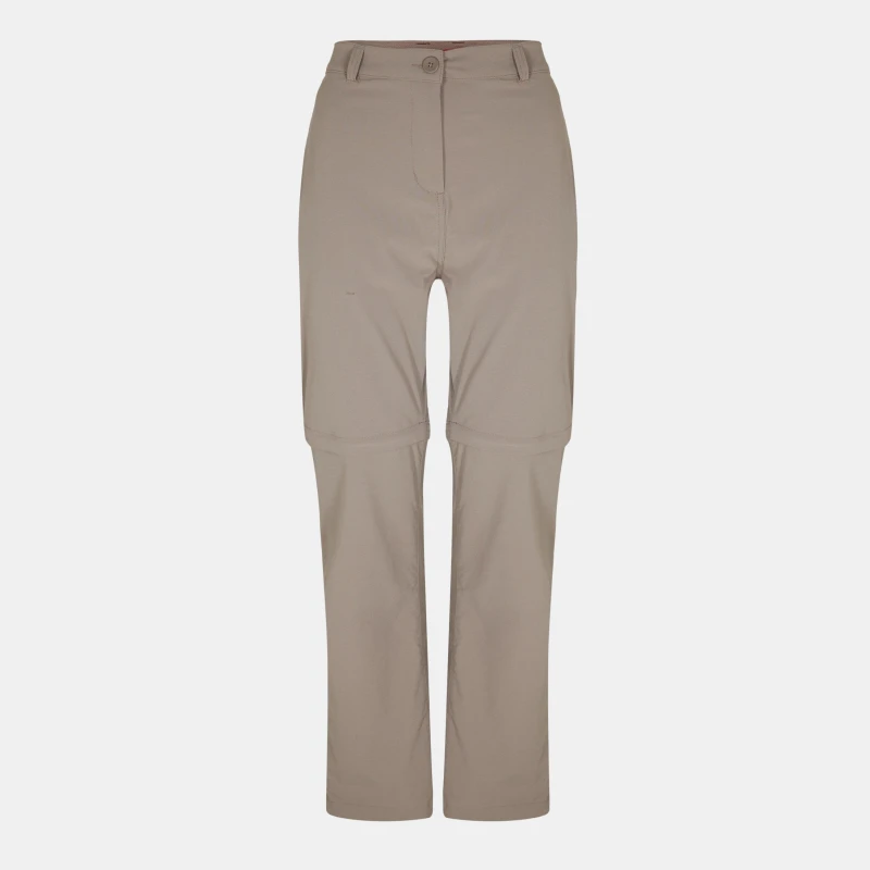 Image of Craghoppers Stretch 'NosiLife Pro II Convertible' Trousers Light Beige female