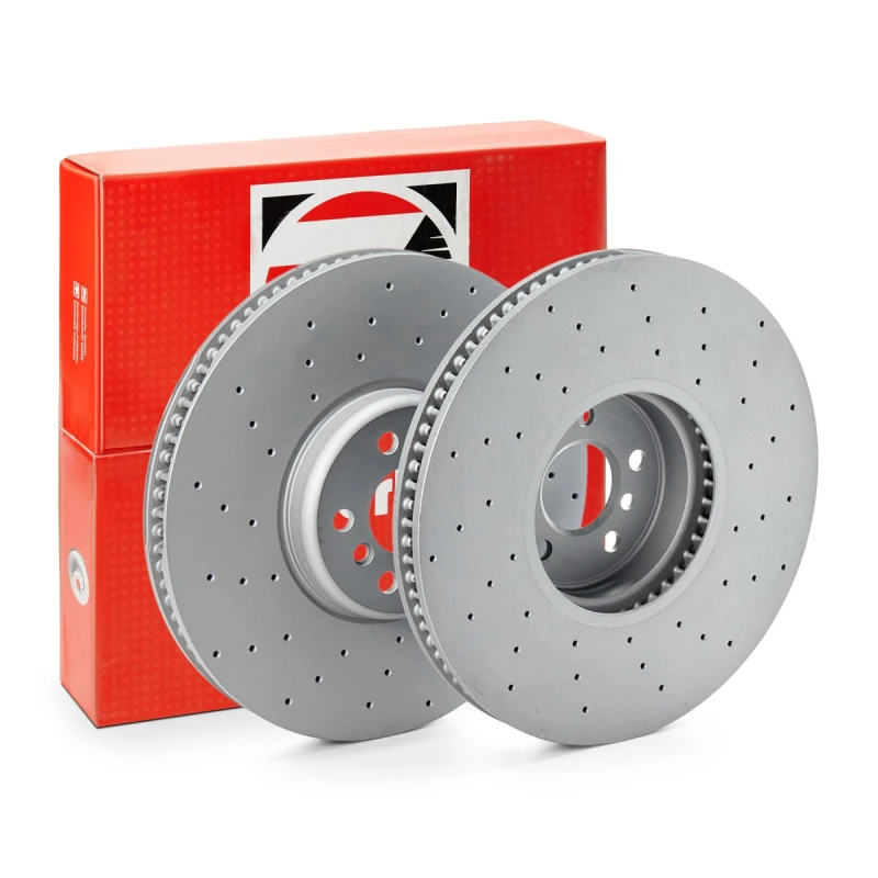Image of ZIMMERMANN 150.2955.52 Brake disc SPORT BRAKE DISC Z Front Axle Right, Perforated, Coated, High-carbon Brake Disc (82)