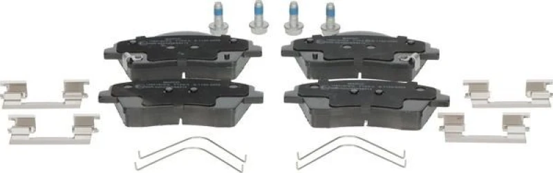 Image of MAPCO 106016HPS Brake pad set Front Axle, excl. wear warning contact, with accessories, with brake caliper screws Brake Pad Set,disc brake (402)