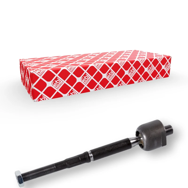Image of FEBI BILSTEIN 42744 Inner Tie Rod Front axle both sides, with counter nut Inner Tie Rod (51)