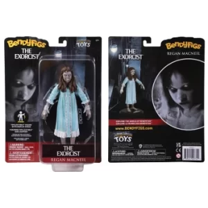 image of Noble Collection The Exorcist Regan MacNeil BendyFig 7" Action Figure